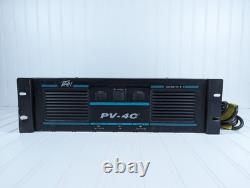 Peavy PV-4C 250 WPC, 2 Channel Professional Stereo Amplifier Powers On Free Ship