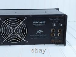 Peavy PV-4C 250 WPC, 2 Channel Professional Stereo Amplifier Powers On Free Ship