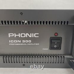 Phonic Icon 300 Professional Amplifier Tested