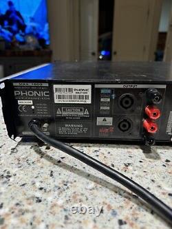 Phonic Max 1500 Professional Power Amplifier Tested