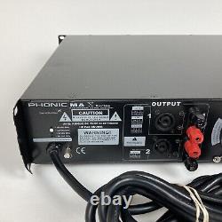 Phonic Max 1500 Professional Power Amplifier Working Well Cosmetic Issues