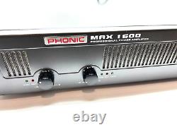 Phonic Max 1600 Professional Power Amplifier 450W High-current Toroidal