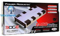 Power Acoustik Eg1-7000d Pro Monoblock 7,000w Subwoofer Bass Speakers Amplifier