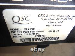 Power Amplifier, Qsc Audio Pro, Model Plx1602