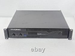 Pre Owned Phonic Max 1500 Professional Power Amplifier Only Black