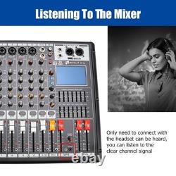 Pro 12 Channel 700W Powered Mixer Power Mixing Amplifier Amp 99DSP USB 110V-240V Pro 12 Channel 700W Powered Mixer Power Mixing Amplifier Amp 99DSP USB 110V-240V