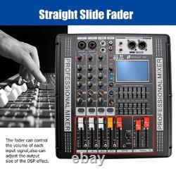 Pro 4 Channel Mixer withPower Amplifier 700W withBluetooth Sound Package 110V-220V