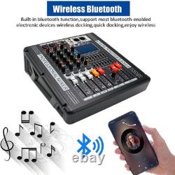 Pro 4 Channel Mixer withPower Amplifier 700W withBluetooth Sound Package 110V-220V