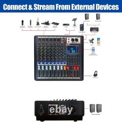 Pro 4 Channel Mixer withPower Amplifier 700W withBluetooth Sound Package 110V-220V