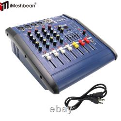 Pro 4 Channel Mixer withPower Amplifier 800w withBluetooth Sound Package Powertable