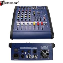 Pro 4 Channel Mixer withPower Amplifier 800w withBluetooth Sound Package Powertable