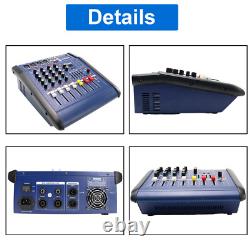 Pro 4 Channel Mixer withPower Amplifier 800w withBluetooth Sound Package Powertable