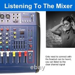 Pro 4 Channel Mixer withPower Amplifier 800w withBluetooth Sound Package Powertable