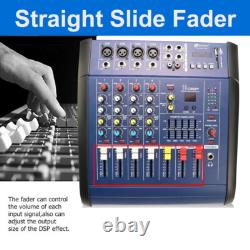 Pro 4 Channel Mixer withPower Amplifier 800w withBluetooth Sound Package Powertable