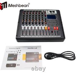 Pro 8 Channel 700W Powered Mixer Power Mixing Amplifier Amp 99DSP USB 110V-240V