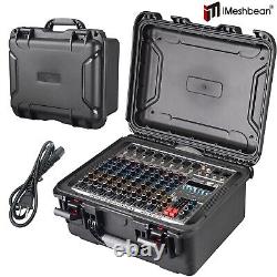 Pro 8 Channel Mixer withPower Amplifier 1000W withBluetooth Sound Package Powertable