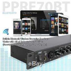 Pro Audio Bluetooth Pre Amp Amplifier Receiver Audio System Digital Studio Dj Fm