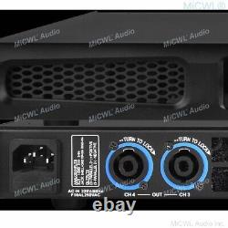 Pro High Power 4 Channel Digital Power Amplifier 5200W PEAK Output Class D 1U 19