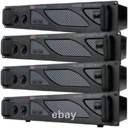 Pro PA4400 Rack Mount Professional Power Amplifier 2200 Watts PA Band Club Pro PA4400 Rack Mount Professional Power Amplifier 2200 Watts PA Band Club