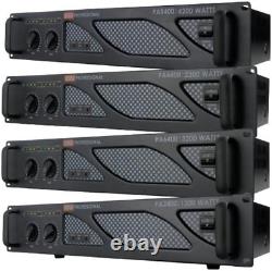 Pro PA4400 Rack Mount Professional Power Amplifier 2200 Watts PA Band Club