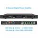 Pro Two Channel 2600w Digital Power Amplifier 2600 Watts Peak Output 2x1300w Amp