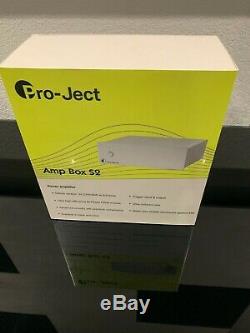 Pro-ject Amp Box S2 Stereo Power Amplifier Open Box with Warranty, Black