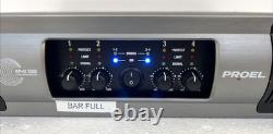 Proel HPD3000 professional 4 channel power amplifier 3000 watts Tested & Working