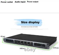 Professional 2 Channel Audio Power Amplifier Class D Digital Power Amplifier