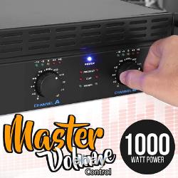 Professional Audio Bluetooth Power Amplifier 2-Channel Rack Mount Bridgeable