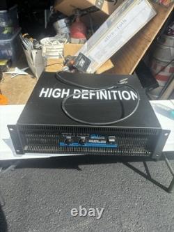 Professional Pro PVX-9000 Power Amplifier Powered On, Limited Testing Super