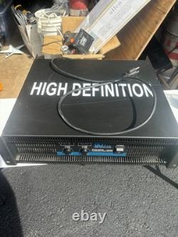 Professional Pro PVX-9000 Power Amplifier Powered On, Limited Testing Super