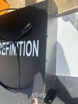 Professional Pro PVX-9000 Power Amplifier Powered On, Limited Testing Super