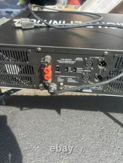 Professional Pro PVX-9000 Power Amplifier Powered On, Limited Testing Super