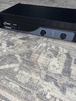 Pyle 2 Channel Professional Power Amplifier 1000 Watt PTA1000 Working