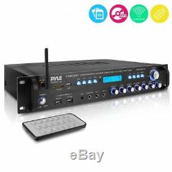 Pyle P3201BT Multi Channel Bluetooth Preamplifier Receiver, Pro Audio, 3000 Watt