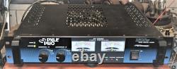 Pyle Pro Model Pt3200 Power Amplifier 1600 Watt Rack Mount Good School Surplus