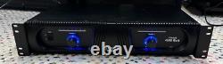 Pyle Pro PPA450 4500 W 2-Channel Professional DJ Power Amplifier Untested