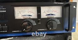 Pyle Pro PT-2000 1000W Fan-Cooled 2 Channel 19 Rack Mount Power Amplifier Works