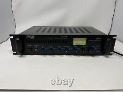 Pyle Pro PT-610 600-Watt 5-Channel Power Amplifier PT610 Tested