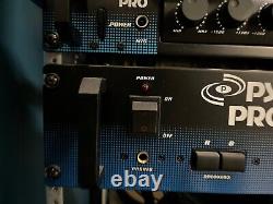 Pyle Pro PT1200 Stereo Power Amplifier 300W per Channel into 8 Ohms