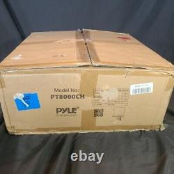 Pyle Pro PT8000CH 8-Channel Stereo/Mono Amplifier 800W RMS/1000W PMPO Black
