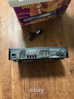 Pyle Pro PZR1000 Power Amplifier 2000W Total Output NEW WITH OPEN BOX