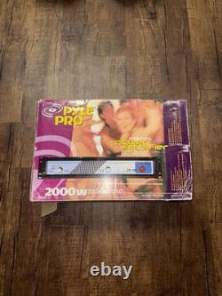 Pyle Pro PZR1000 Power Amplifier 2000W Total Output NEW WITH OPEN BOX