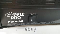 PylePro Pro Pta1000 Professional Power Amplifier, 1000 Watt Black