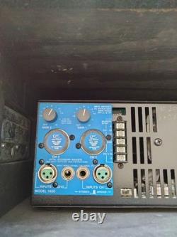 QSC 1400 Professional 2 Ch Power Amplifier with Grundorf Rack Case