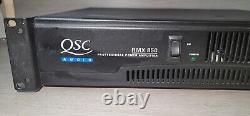 QSC AUDIO RMX 850 200-Watt 2-Channel Professional Power Amplifier used