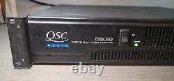 QSC AUDIO RMX 850 200-Watt 2-Channel Professional Power Amplifier used