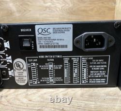 QSC Audio RMX 1450 2-Channel 450W Professional Power Amplifier, tested