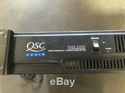 QSC Audio RMX 2450 Professional Power Amplifier Working Great