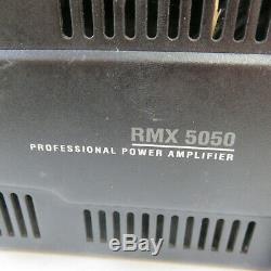 QSC Audio RMX 5050 Professional 5,000 Watt Power Amplifier Black Body